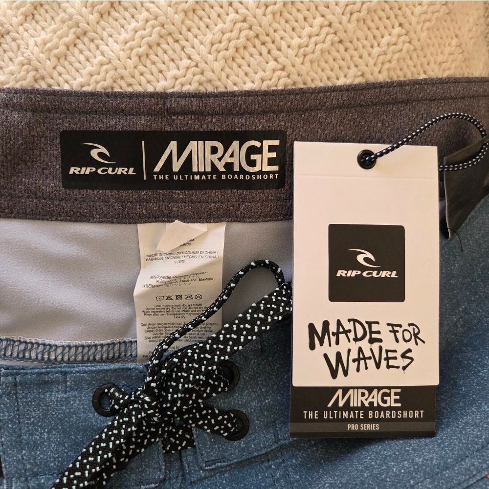 Rip Curl Mirage 19" Boardshorts Sz 34 - Picture 6 of 8